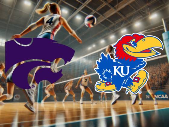 Kansas State Wildcats at Kansas Jayhawks Womens Volleyball
